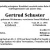 Hoechsmann Gertrude 1915-1995 Todesanzeige